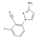 2-(3-amino-1H-pyrazol-1-yl)-6-fluorobenzonitrile