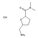 5-(aminomethyl)-N,N-dimethyloxolane-2-carboxamide hydrochloride