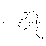 4’,4’-dimethyl-3’,4’-dihydro-2’H-spiro[cyclopropane-1,1’-naphthalene]-3-ylmethanamine hydrochloride