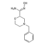 4-benzyl-N’-hydroxymorpholine-2-carboximidamide