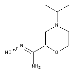 N’-hydroxy-4-(propan-2-yl)morpholine-2-carboximidamide