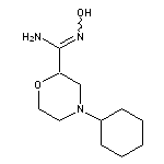 4-cyclohexyl-N’-hydroxymorpholine-2-carboximidamide