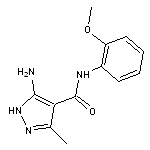 5-amino-N-(2-methoxyphenyl)-3-methyl-1H-pyrazole-4-carboxamide