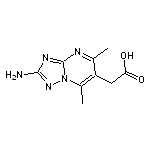 (2-amino-5,7-dimethyl[1,2,4]triazolo[1,5-a]pyrimidin-6-yl)acetic acid