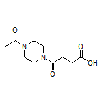 4-(4-Acetyl-1-piperazinyl)-4-oxobutanoic Acid