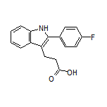 3-[2-(4-Fluorophenyl)-3-indolyl]propanoic Acid