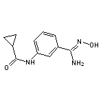 N-{3-[amino(hydroxyimino)methyl]phenyl}cyclopropanecarboxamide