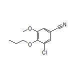 3-chloro-5-methoxy-4-propoxybenzonitrile