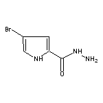 4-bromo-1H-pyrrole-2-carbohydrazide