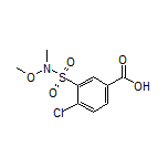 4-Chloro-3-(N-methoxy-N-methylsulfamoyl)benzoic Acid