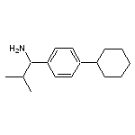 1-(4-cyclohexylphenyl)-2-methylpropan-1-amine