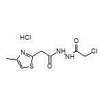 2-Chloro-N’-[2-(4-methyl-2-thiazolyl)acetyl]acetohydrazide Hydrochloride