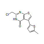 2-(Chloromethyl)-5-(5-methyl-2-thienyl)thieno[2,3-d]pyrimidin-4(3H)-one