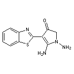 1,5-diamino-4-(1,3-benzothiazol-2-yl)-1,2-dihydro-3H-pyrrol-3-one