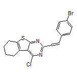 2-(4-Bromostyryl)-4-chloro-5,6,7,8-tetrahydrobenzo[4,5]thieno[2,3-d]pyrimidine