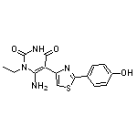 6-amino-1-ethyl-5-[2-(4-hydroxyphenyl)-1,3-thiazol-4-yl]pyrimidine-2,4(1H,3H)-dione