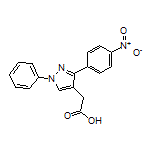 3-(4-Nitrophenyl)-1-phenylpyrazole-4-acetic Acid