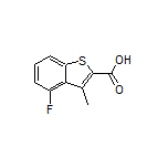 4-Fluoro-3-methylbenzo[b]thiophene-2-carboxylic Acid