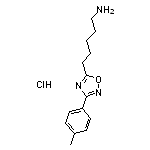 5-[3-(4-methylphenyl)-1,2,4-oxadiazol-5-yl]pentan-1-amine hydrochloride