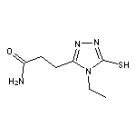 3-(4-ethyl-5-mercapto-4H-1,2,4-triazol-3-yl)propanamide