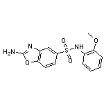 2-amino-N-(2-methoxyphenyl)-1,3-benzoxazole-5-sulfonamide