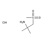 1-methanesulfonyl-2-methylpropan-2-amine hydrochloride