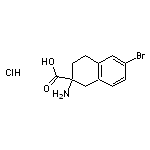 2-amino-6-bromo-1,2,3,4-tetrahydronaphthalene-2-carboxylic acid hydrochloride