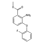 methyl 2-amino-3-(2-fluorophenoxy)benzoate