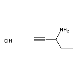 pent-1-yn-3-amine hydrochloride