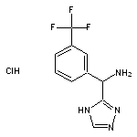 4H-1,2,4-triazol-3-yl[3-(trifluoromethyl)phenyl]methanamine hydrochloride