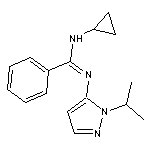 N-cyclopropyl-N’-(1-isopropyl-1H-pyrazol-5-yl)benzenecarboximidamide