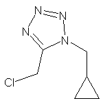 5-(chloromethyl)-1-(cyclopropylmethyl)-1H-1,2,3,4-tetrazole