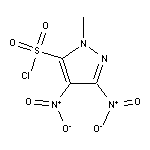 1-methyl-3,4-dinitro-1H-pyrazole-5-sulfonyl chloride