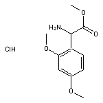 methyl 2-amino-2-(2,4-dimethoxyphenyl)acetate hydrochloride