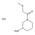 1-(3-aminopiperidin-1-yl)-2-methoxyethan-1-one hydrochloride