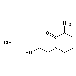 3-amino-1-(2-hydroxyethyl)piperidin-2-one hydrochloride