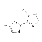 4-(4-methyl-1,3-thiazol-2-yl)-1,2,5-oxadiazol-3-amine