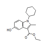 Ethyl 1-Cyclohexyl-5-hydroxy-2-methylindole-3-carboxylate