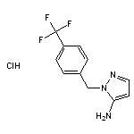 1-[4-(trifluoromethyl)benzyl]-1H-pyrazol-5-amine hydrochloride