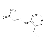 3-[(2-methoxyphenyl)amino]propanamide