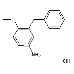 3-benzyl-4-methoxyaniline hydrochloride