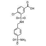 4-chloro-3-{[(4-sulfamoylphenyl)methyl]sulfamoyl}benzoic acid