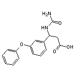 3-[(aminocarbonyl)amino]-3-(3-phenoxyphenyl)propanoic acid