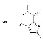 4-amino-N,N,1-trimethyl-1H-pyrazole-3-carboxamide hydrochloride