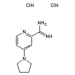 4-(pyrrolidin-1-yl)pyridine-2-carboximidamide dihydrochloride