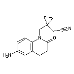 2-{1-[(6-amino-2-oxo-1,2,3,4-tetrahydroquinolin-1-yl)methyl]cyclopropyl}acetonitrile