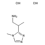 2-(4-methyl-4H-1,2,4-triazol-3-yl)propan-1-amine dihydrochloride