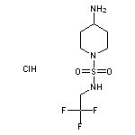 4-amino-N-(2,2,2-trifluoroethyl)piperidine-1-sulfonamide hydrochloride