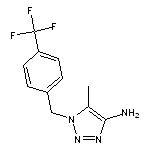 5-methyl-1-{[4-(trifluoromethyl)phenyl]methyl}-1H-1,2,3-triazol-4-amine