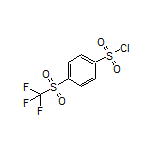 4-[(Trifluoromethyl)sulfonyl]-1-benzenesulfonyl Chloride